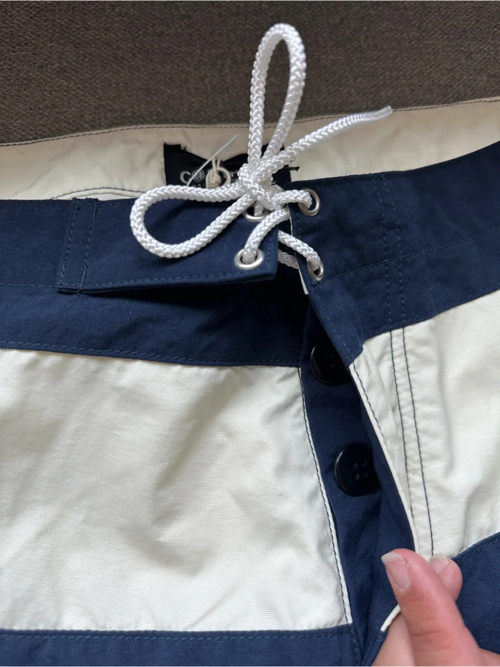 NWT Apolis Global Citizen + FREAKS Indigo Navy Nylon Swim Trunk L